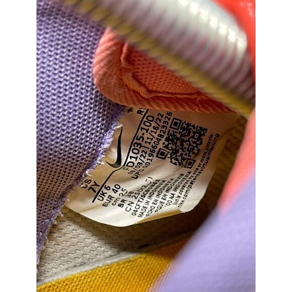 Nike Air Force 1 LV8 (GS) Shoes White Space Purple Style FD1035 100 Size 7Y - Picture 3 of 12